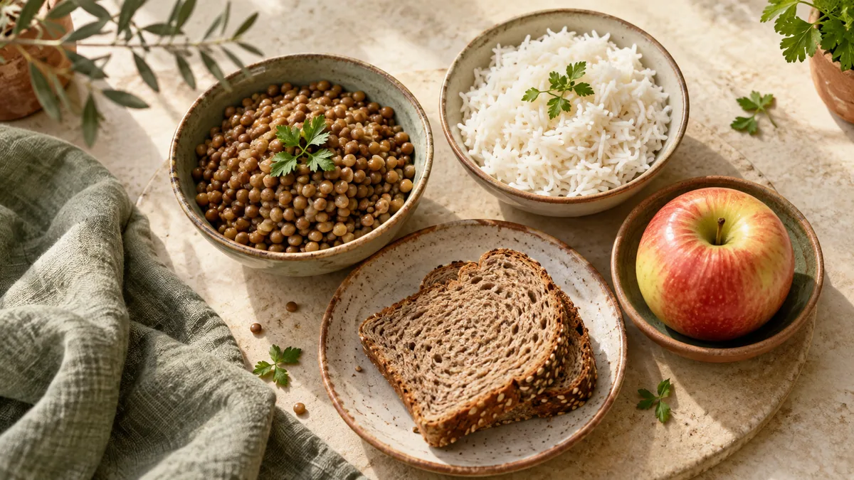 Multiple sources of carbohydrates in separate containers
